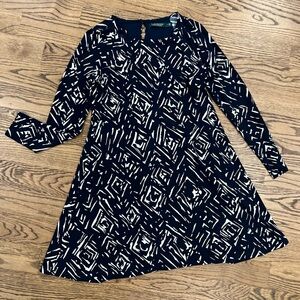 Lauren Ralph Laure Shift Swing Dress 4
